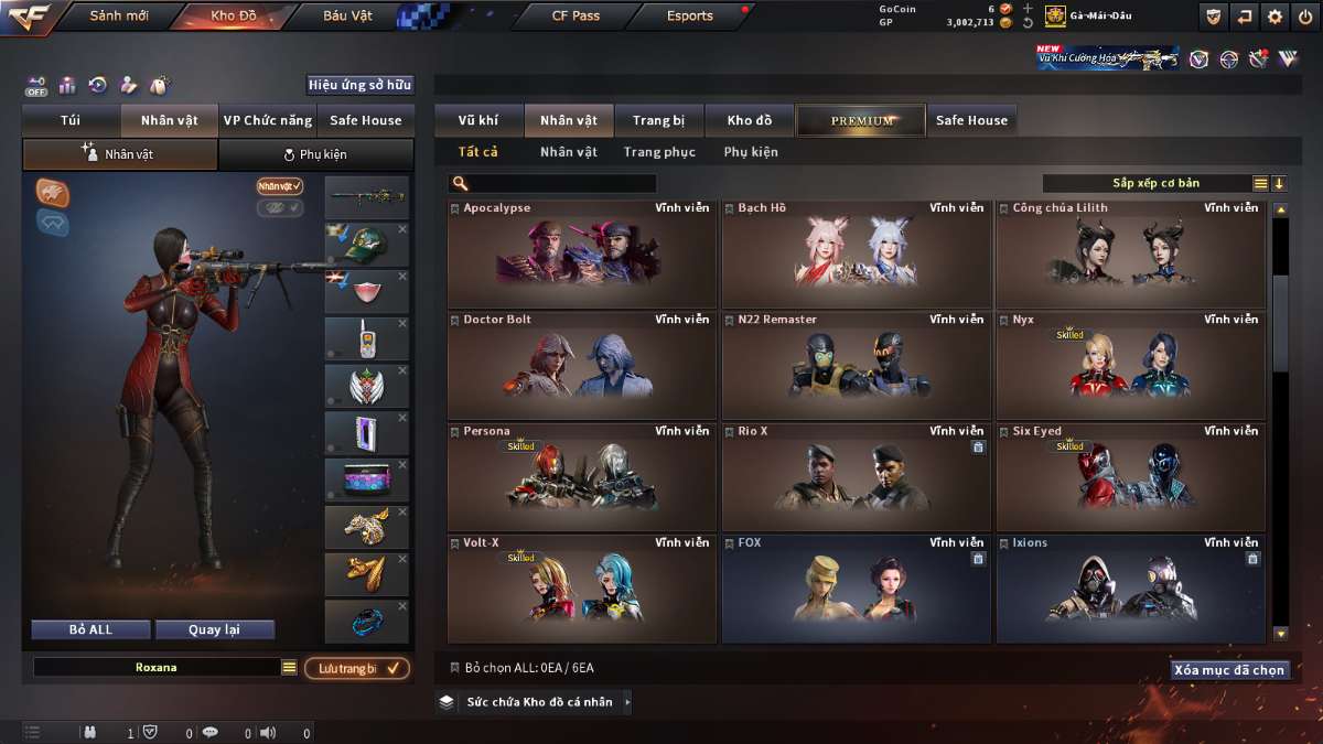 shop acc cf uy tin gia re